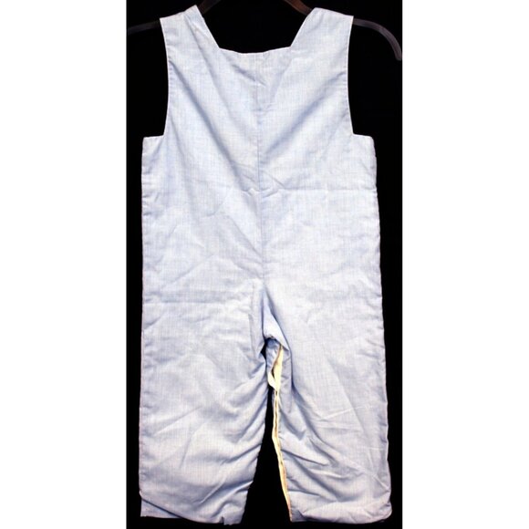 Remember Nguyen Blue Plaid Jumper Boys Hutson Spring Easter Summer Tank Straps - Picture 5 of 6